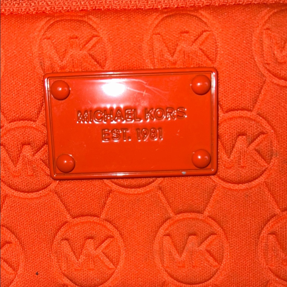 Michael Kors Orange & Green Wristlet - Picture 8 of 12